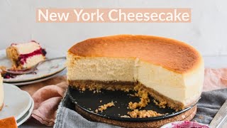 The BEST New York Cheesecake [upl. by Tahpos425]