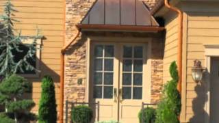 A1 Aluminum seamless coppertone half round gutter [upl. by Rhoda]