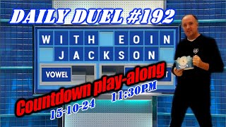 Live Countdown PlayAlong The Daily Duel 192 [upl. by Ramat]