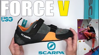 Scarpa Force V Review Scarpa Climbing Shoes Review [upl. by Nohsyar]