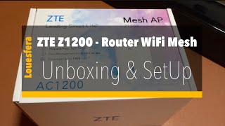 ZTE Z1200 Router Mesh WiFI [upl. by Hevak364]