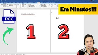 Como exibir 2 páginas ou mais simultaneamente no word [upl. by Resarf957]