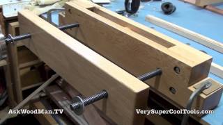 Make A Portable Moxon Vise • 02 • Moxon Features [upl. by Nnylear899]