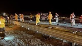 Fatal MultiVehicle Crash Shuts Down Southbound I5 Near Camp Pendleton [upl. by Halladba568]