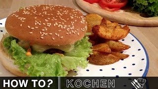 Burger selbst machen  How To [upl. by Sarina]