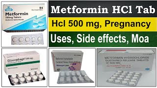 Metformin hydrochloride 500 mg in urdu uses in pregnancy Mechanism of action Side effects dose [upl. by Gebler652]