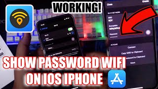 How to Show Wifi Password on iOS 2021 Working [upl. by Dnarud]