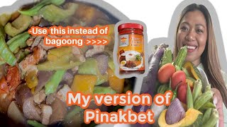 How to cook Pinakbet Without bagoong  Laptrip English Explanation [upl. by Peatroy]