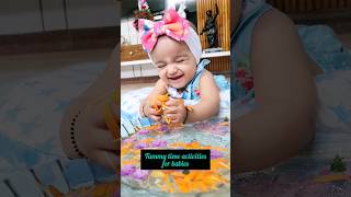 6 to 9 month baby activity  tummy time activities for babies babyactivities tummytime shorts [upl. by Deragon]