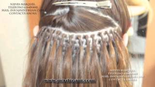 Extensiones Cabello Muy Corto Nieves Marques [upl. by Gall33]