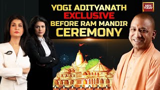 CM Yogi Full Interview Exclusive Interview with CM Yogi Before Consecration Ceremony  Ram Temple [upl. by Htebasile]