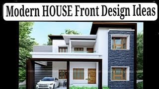 Modern HOUSE Front Design Ideas  Best Double Floor HOME Design Decorations [upl. by Nedearb940]