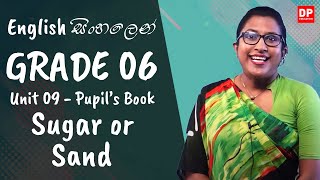 පාඩම 09 Sugar Or Sand Pupils Book English සිංහලෙන්  Grade 06 [upl. by Polloch]