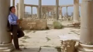 Michael Palin at the Leptis Magna Amphitheatre in the Sahara  BBC Studios [upl. by Lannie]