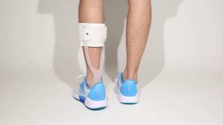 Ankle Foot Orthosis AFO for foot drop How to wear [upl. by Aivon100]