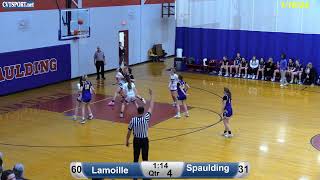 11824 Lamoille  Spaulding Girls Basketball [upl. by Vidda188]