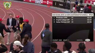 HIGH SCHOOL BOYS 4 x 100M FINAL PENN RELAYS 2024 [upl. by Platas]