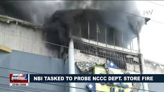 NBI tasked to probe NCCC Department Store fire [upl. by Adlar]