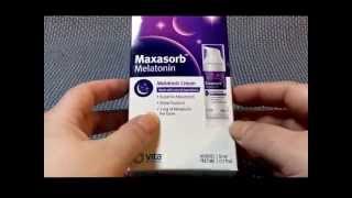 Maxasorb Melatonin Cream Review [upl. by Darcy28]