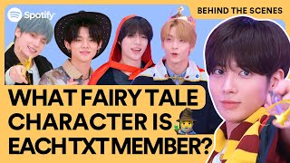 TOMORROW X TOGETHER picks fairy tale characters for each otherㅣBehind the Scenes [upl. by Mellisent]