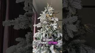 This flocked christmas tree is perfect for your space [upl. by Ketti]