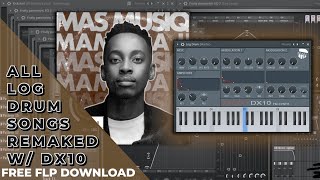 How To Produce Like Mas Musiq  Free Mambisa II Tracks Log Drum In FL Studio 20  Amapiano Tutorial [upl. by Agni]