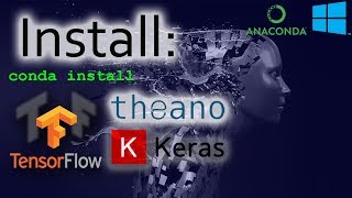 Install Tensorflow GPU Keras and Theano for Anaconda Navigator in Windows Step by step [upl. by Notla]