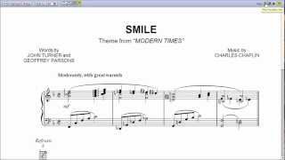 quotSmilequot by Nat King Cole  Piano Sheet Music Teaser [upl. by Salokcin]