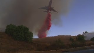 DC10 Air Tanker Fire Retardant Drop [upl. by Karia752]