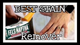 BEST WAY TO REMOVE STAINS  FELS NAPTHA LAUNDRY BAR [upl. by Nugent398]