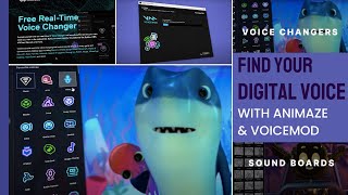 Find your digital voice  Stream with Animaze and voicechanging technology Voicemod [upl. by Sixel908]