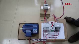 How a 4pole automatic transfer switch works [upl. by Aitahs]