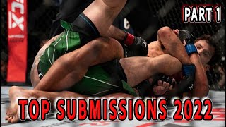 Top MMA submissions 2022part 1 [upl. by Nerol]