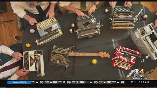 Boston typewriter orchestra makes music in new key bringing old sounds of office to life [upl. by Hedley]