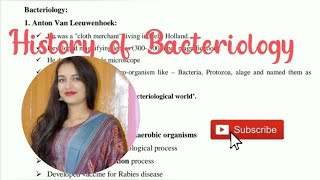 History of Bacteriology [upl. by Cockburn955]