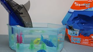 HexBug AquaBot 20  Shark Tank detailed Play Test Review  Snapping Catching Splashing fun [upl. by Centeno]