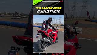 TVS Apache RR 310 Exhaust Note  Sound Check  Power 374 bhp Torque 29 Nm  Times Drive shorts [upl. by Huston]