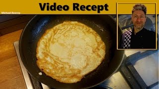 Pannenkoeken bakken  Recept eenvoudig heerlijke pannenkoeken maken [upl. by Bain356]