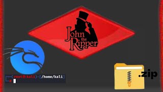 CRACKER UN FICHIER ZIP AVEC JOHN THE RIPPER [upl. by Esereht]