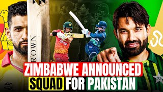 Zimbabwe Announced their Squad for Pakistan Series  Pakistan vs Zimbabwe 2024  Cricket News [upl. by Cid]