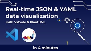 Realtime JSON amp YAML data visualization with PlantUML and VSCode  in 4 minutes [upl. by Lipkin587]