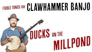 Ducks on the Millpond  Clawhammer Banjo Melodic Version [upl. by Ketchum]