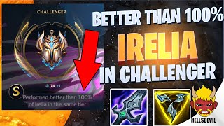 WILD RIFT  BETTER THAN 100 OF IRELIA IN CHALLENGER  Challenger Irelia Gameplay  Guide amp Build [upl. by Curtis]