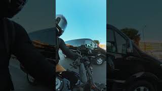 Van Swerves Without Warning and Cuts Me Off dangerous motorcycle yamaha [upl. by Leagiba]