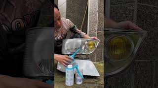 DIY Headlight Restoration Tips youtubeshorts [upl. by Finbur]