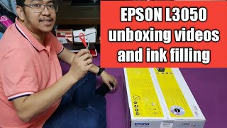 Epson EcoTank ITS L3050 wifi Printer Unboxing and Ink Filling  Jarir Bookstore [upl. by Chaves]