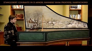 DAnglebert Sarabande Grave in D Minor Hanneke van Proosdij harpsichord [upl. by Liberati]