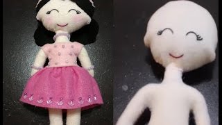 How to make Felt Doll part 1 [upl. by Viscardi486]