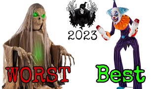 Spirit halloween 2023 Animatronics Ranked from WORST to BEST [upl. by Mitchiner]