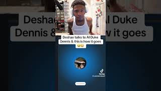 Deshae frost talks to AI Duke Dennis this is how it goes [upl. by Repsag]